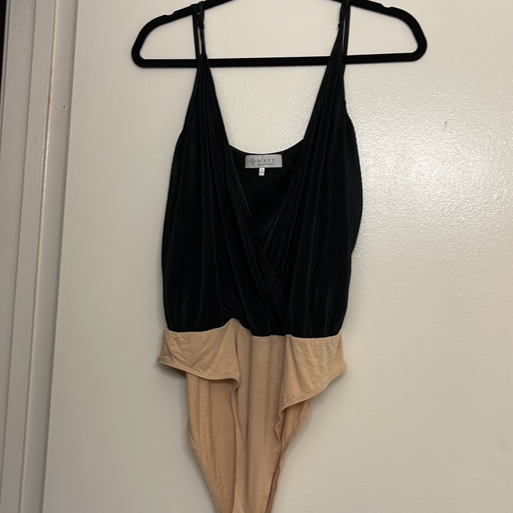 V neck bodysuit from WAYF